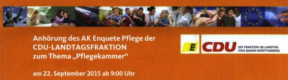 CDU Anhörung September 2015