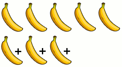 Banane 5 + 3