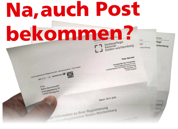Na, auch Post bekommen?