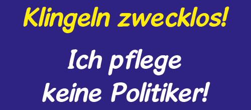 Klingeln zwecklos