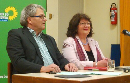 Uli Skerl und Bärbl Mielich 18.02.16 Ladenburg